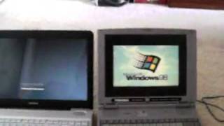 Windows 98 SE vs Windows Vista Home Premium [upl. by Milty772]