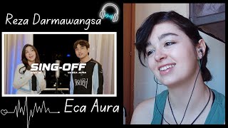 Reza Darmawangsa vs Eca Aura SINGOFF TIKTOK Part 19 Reaction Video [upl. by Azirb421]