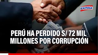 🔴🔵Perú ha perdido S72 mil millones por corrupción según CCL [upl. by Sladen]