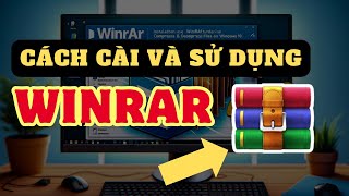 Cách Tải Cài Đặt và Sử Dụng WinRAR Nén và Giải Nén File Dễ Dàng Trên Windows 10  Gà IT [upl. by Pippy]