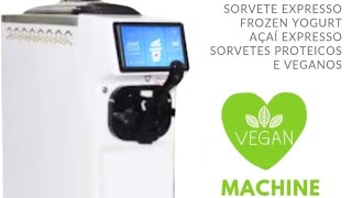 Teste Sorvete Vegano Expresso na Máquina de Sorvete Elgin E3 Ultracompacta Gelatta 48 99693 8114 [upl. by Christin]