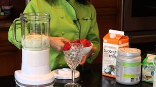 NonDairy Smoothie With Egg Whites  Healthy amp Delicious Food [upl. by Yclehc]