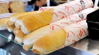 Jimmy Johns Day Old Bread Review [upl. by Milano897]