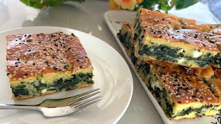 Red Lentil “Spanakopita” or “Börek” Spinach Pie❗️ You Will Fall in Love with This Recipe 😍 GF [upl. by Carin787]