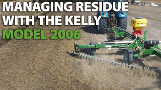 Managing sunflower amp wheat residue with the Model 2006 Kelly Tillage System [upl. by Anelehs]