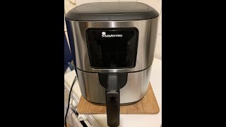 MasterPRO Air fryer Lidl 2024 sütéscsirkecomb bakingchicken legs [upl. by Adnirual936]