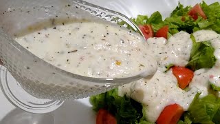 Molho de iogurte para saladas  Você precisa fazer de tão bom [upl. by Lilhak94]