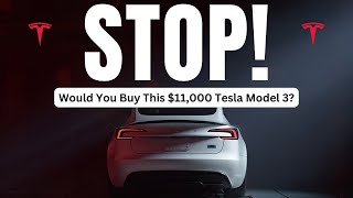 Would You Buy This 11000 Tesla Model 3 [upl. by Aneris]