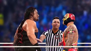 WWE 2k24 FULL MATCH  Roman Reigns Vs Rey Mysterio  SmackDown Live Full Match [upl. by Prue]