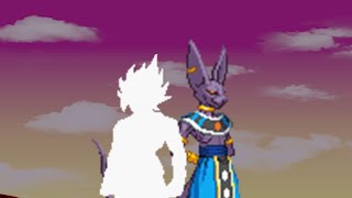 Sprite Animation Beerus VS Mastered UI SSJ Goku [upl. by Connel523]