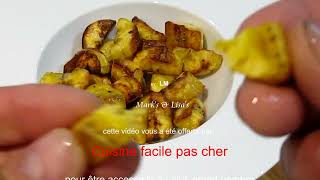 Comment cuisiner la banane plantain rôtie [upl. by Icnarf59]