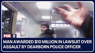 Man awarded 10 million in lawsuit over assault by Dearborn police officer [upl. by Kurland168]