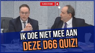 PVVer zet D66er in de HOEK ‘Ik doe niet mee met je spelletjes’ [upl. by Dumah52]