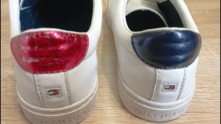 Restoring Tommy Hilfiger shoes [upl. by Adlitam45]