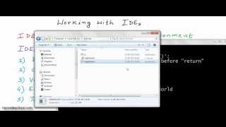 Working with Integrated Development Environments IDEs C Programming Tutorial 04 [upl. by Aurlie153]