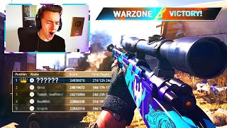 Sniping with the 1 RANKED Warzone Player hes a god [upl. by Yebot]