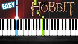 Misty Mountains  The Hobbit  EASY Piano Tutorial by PlutaX  Synthesia [upl. by Ornie755]