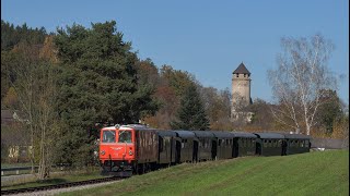 Waldviertelbahn NÖVOG V12 ehemalig ÖBB 209512 von Litschau nach Gmünd 27 10 2024 [upl. by Relyt]