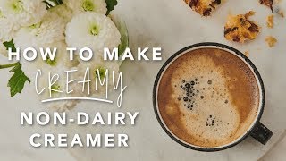 How to make creamy dairyfree coffee  Well Done Healthy Hacks [upl. by Maggs]