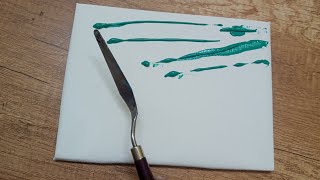 easy acrylic painting for beginners canvaspainting abstractpainting asmr acrylicpainting [upl. by Heuser]