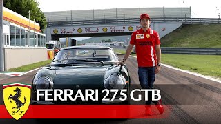 Charles Leclerc drives the Ferrari 275 GTB at Fiorano [upl. by Tanny]