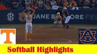 4 Tennessee vs Auburn Softball Game 2 Highlights March 30 2024 [upl. by Nhtanhoj]