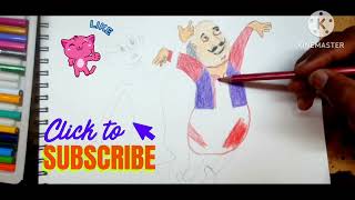 Motu Patlu Ki DrawingHow To Drawing Motu Patlu Easy [upl. by Kus155]