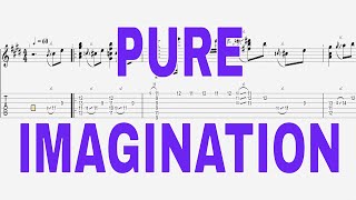 Willy Wonka Pure Imagination  INTERACTIVE GUITAR TABS [upl. by Bleier]