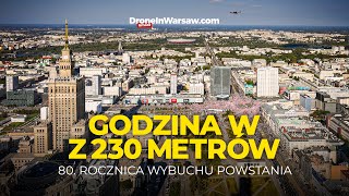 Godzina W  Warszawa 1082024  rondo Dmowskiego [upl. by Aihsenat]