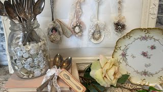 How to Make Shabby Chic Decor from Flatware [upl. by Anyk]