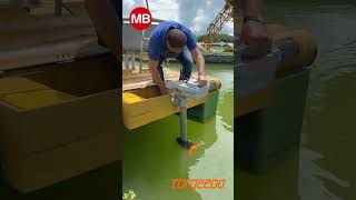 Instalación fuera de borda Torqeedo motoborda torqeedo electricoutboardmotor [upl. by Acyssej]