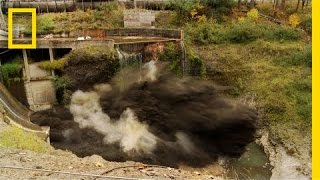 Spectacular Time Lapse Dam quotRemovalquot Video  National Geographic [upl. by Culberson]