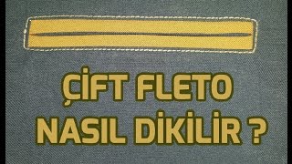 Çift Fleto Cep Nasıl Dikilir [upl. by Icaj]