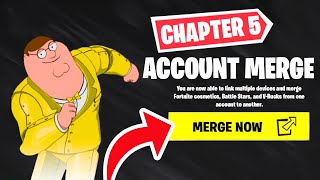 HOW TO MERGE FORTNITE ACCOUNTS Chapter 5 [upl. by Netsud]