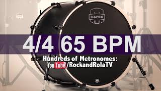 🔴 65 BPM Kick Drum Metronome [upl. by Ive132]