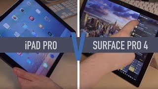 iPad Pro vs Surface Pro 4 Which one [upl. by Notirb]