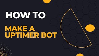 How To Make A Uptimer Bot With Slash Commands 247 Online  Replit [upl. by Adnileb]