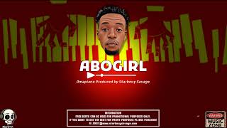 Amapiano Instrumental 2024  Starbouy Savage ✘ Uncle Waffles ✘ Master KG “ABOGIRL”  Amapiano Beat [upl. by Ydolem]