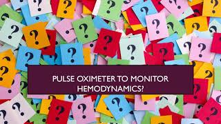 Can we use the pulse oximeter plethysmograph to monitor hemodynamics in ICU [upl. by Llenod]