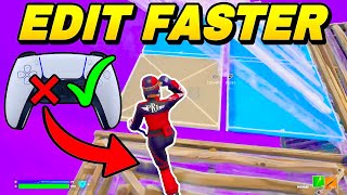 How To EDIT FASTER on CONTROLLER  Remove INPUT DELAY Fortnite Tutorial [upl. by Lauder]