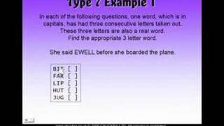 11 Plus Verbal Reasoning Type 7 [upl. by Lledo]