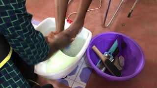 HOW TO DO A BASIC SALON PERFECT PEDICURE Step By Step Guide [upl. by Senhauser345]