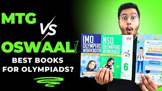 MTG vs Oswaal Best Books for Olympiads  NSO IMO IEO NCO olympiad [upl. by Eatnoed]