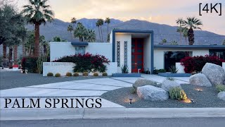 PALM SPRINGS California  driving tour 4K [upl. by Aracat412]