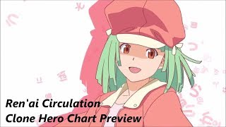 Renai Circulation  Hanazawa Kana  Clone Hero Chart Preview [upl. by Asiled]