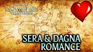 Dragon Age Inquisition  Trespasser DLC  Sera amp Dagna Romance [upl. by Jarek500]