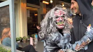 Zombie Prank prank funny funnyvideosLesbianKissingForYou [upl. by Gwenny443]