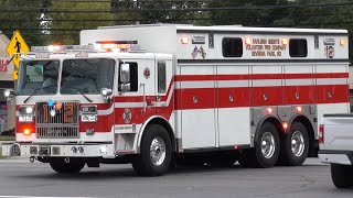 Earleigh Heights Volunteer Fire Company Rescue Squad 12 Responding [upl. by Conah]