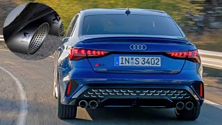 NEW Audi S3 Facelift 333HP AKRAPOVIC Exhaust Sound [upl. by Atteyek]