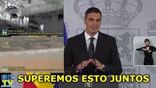 quotSuperemos esto juntosquot Pedro Sánchez en Valencia tras la devastadora DANA [upl. by Akehsar800]